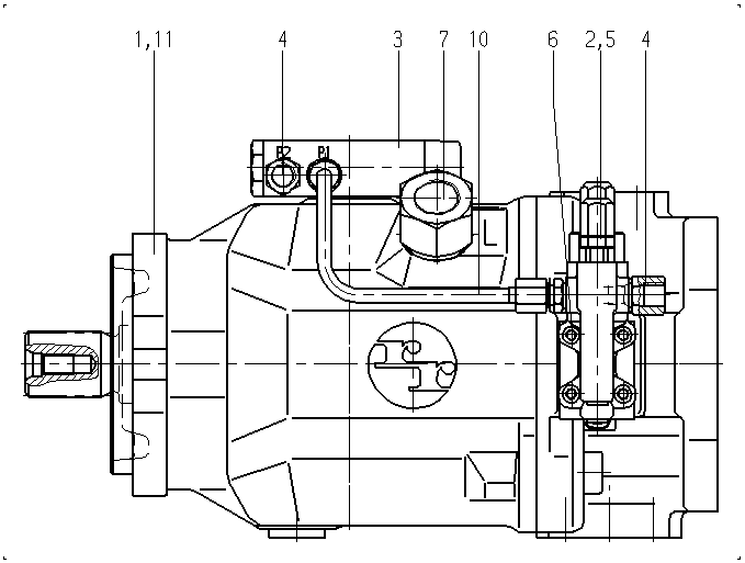 AA10VO100DFSR/31R-PSC12K04-SO596 — Drawing