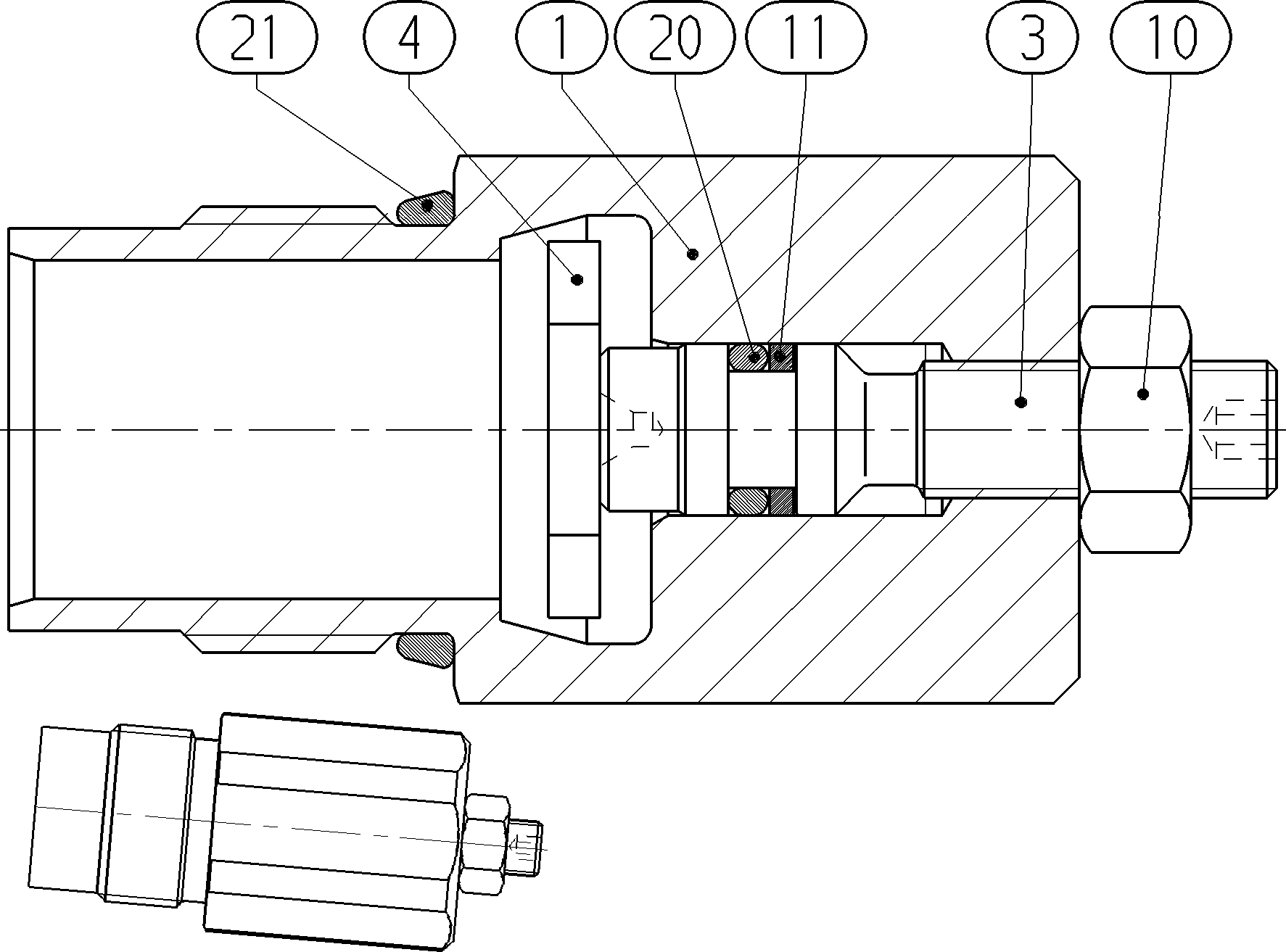 SERVO UNIT — Drawing