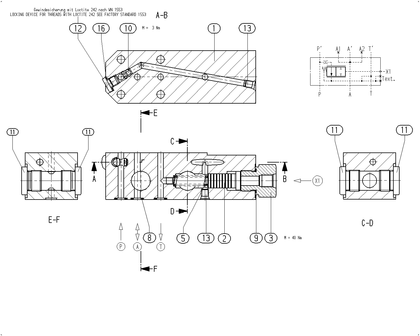 FLUSHING VALVE — Drawing