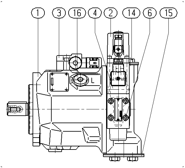 AA10VSO100FE1D/31R-PPA12N00 — Drawing