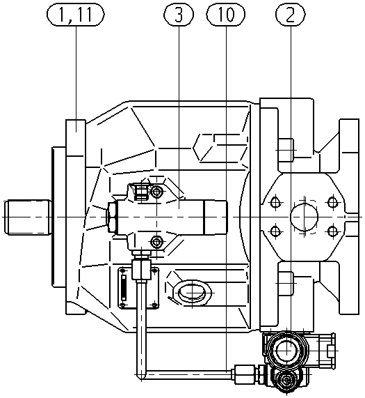 AH A10V O 71ED72LA/31R-VSC92K52H — Drawing
