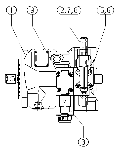 A A10V O 28 DFR /31R-PSC62N00 -S1270 — Drawing