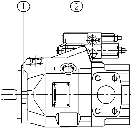 A A10V O 45 DRG /52R-VUC12K01 — Drawing