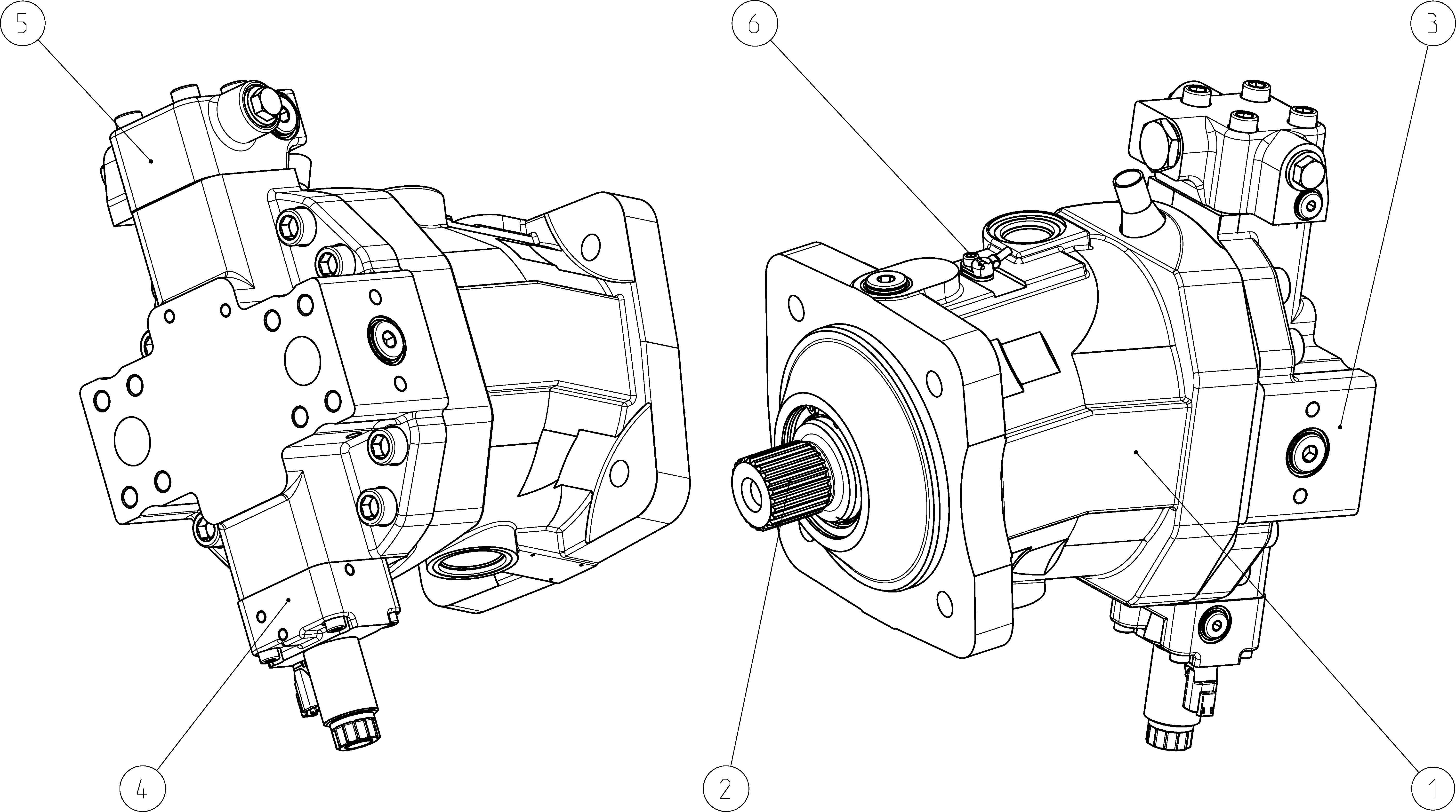 A6VM215EP100P000A/71MWV0R4A21DV-Y — Drawing