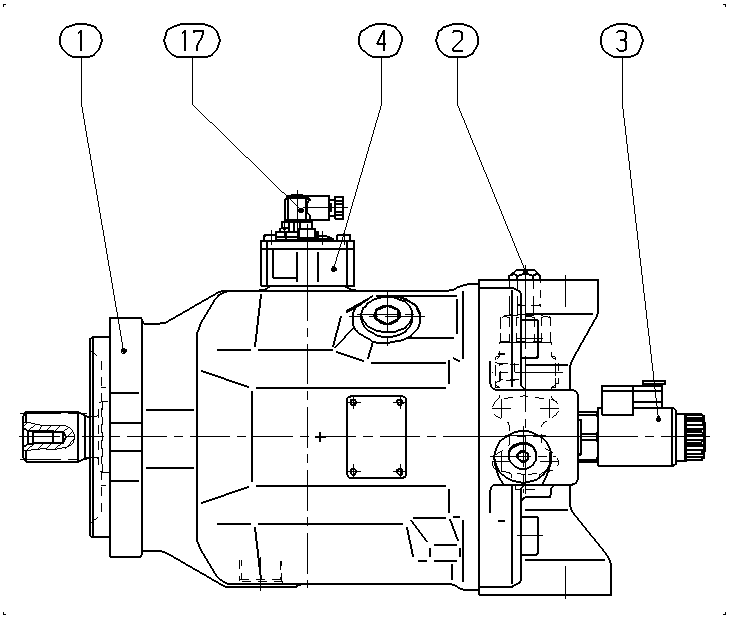AH A10V O100EK2DS/31L-VUC12N00 -S2092 — Drawing