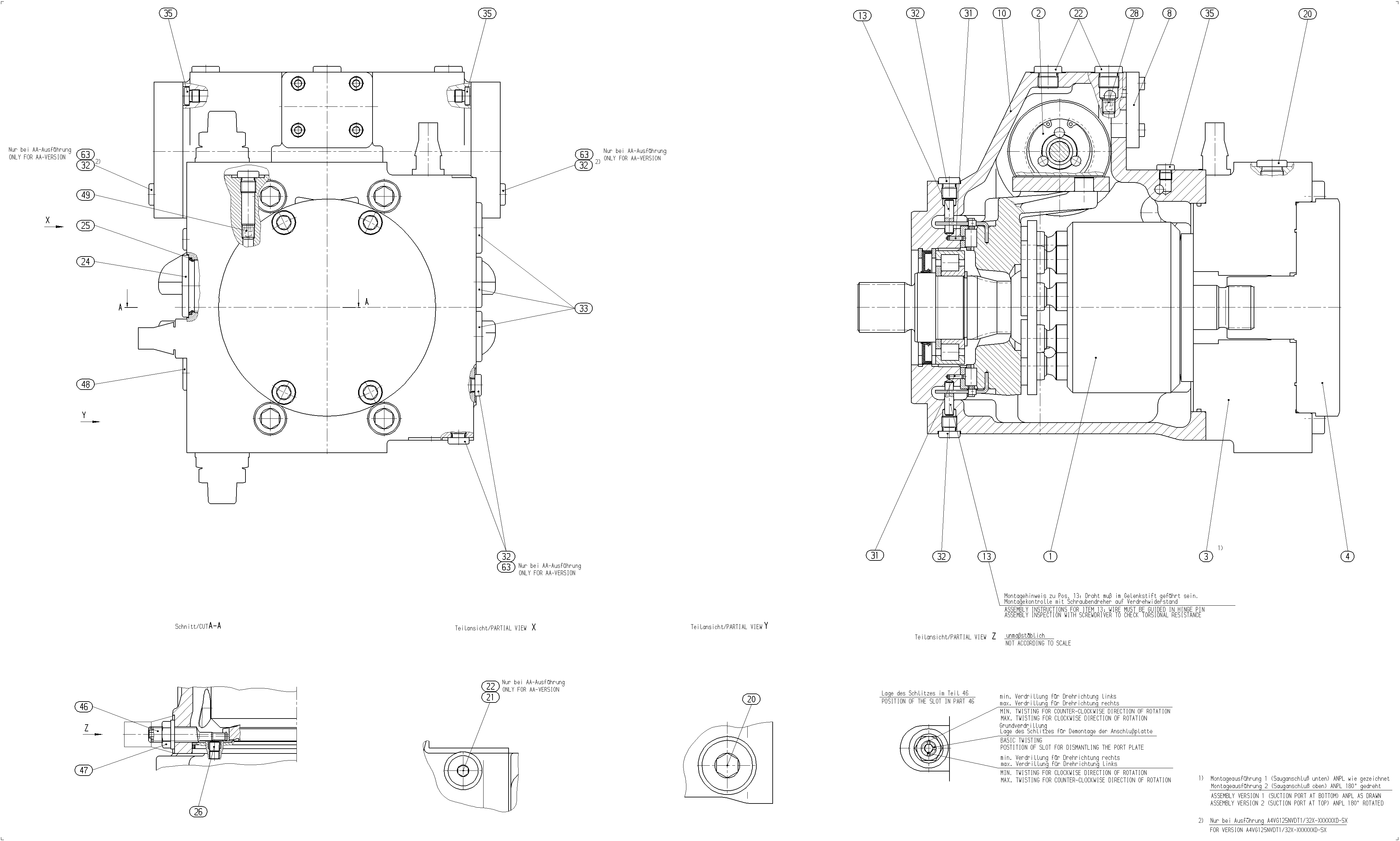 A4VG125NVD1/32R-NSF02F691S — Drawing
