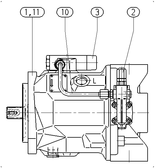 AA10VO74DFLR/31R-PWC62N00-SO128 — Drawing