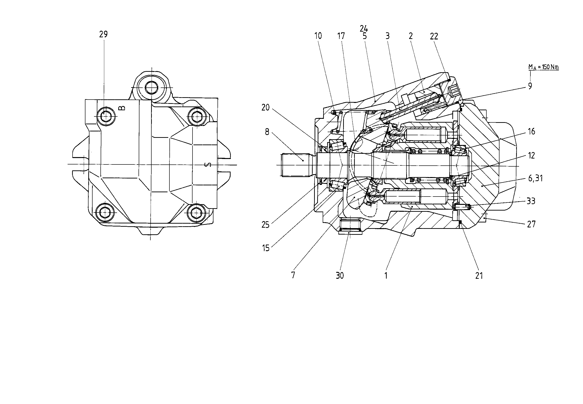 G AA10V O 45 OV /50L-PUC13N00 -SO568 — Drawing