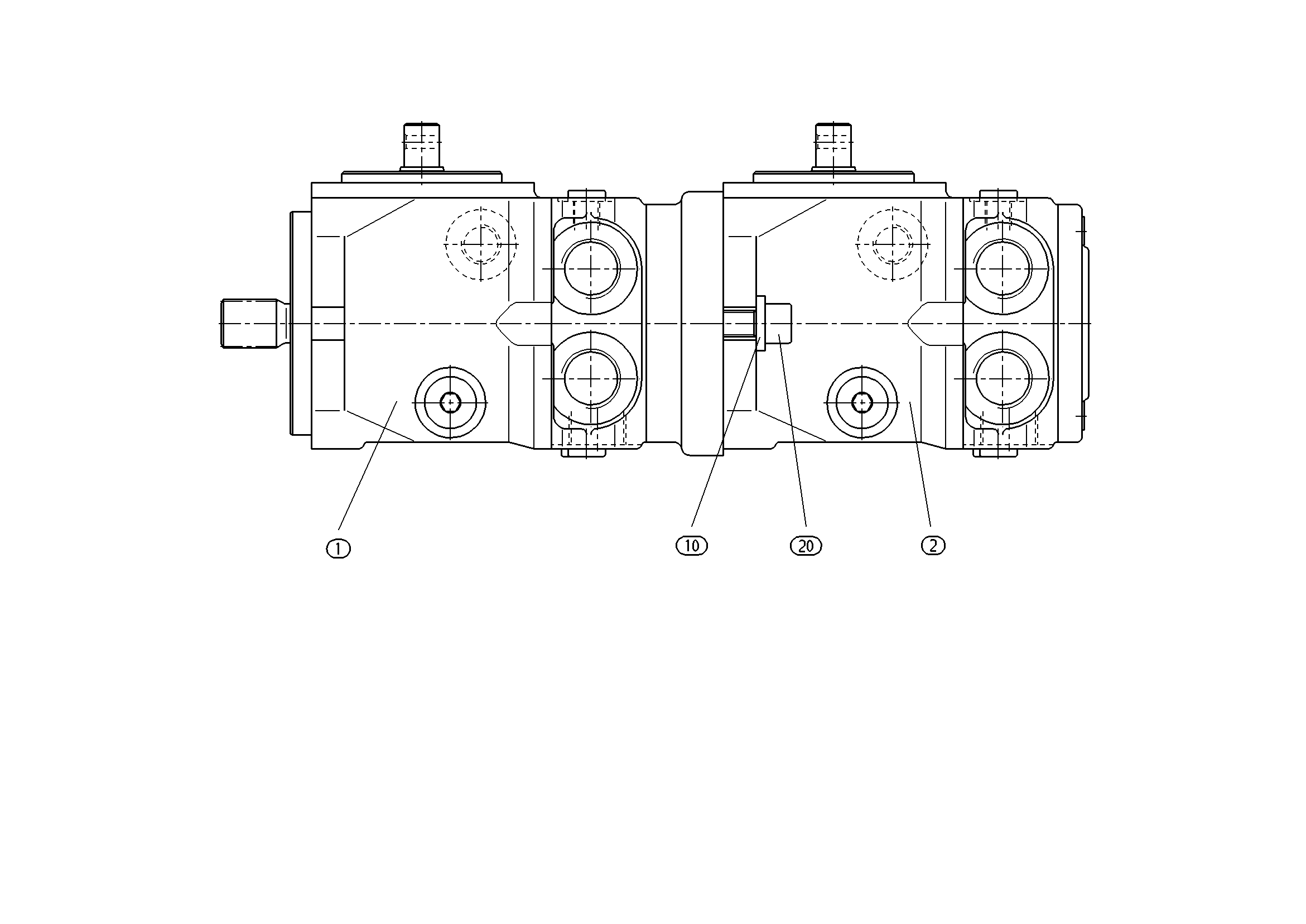 A11VG12MD+A11VG12MD — Drawing