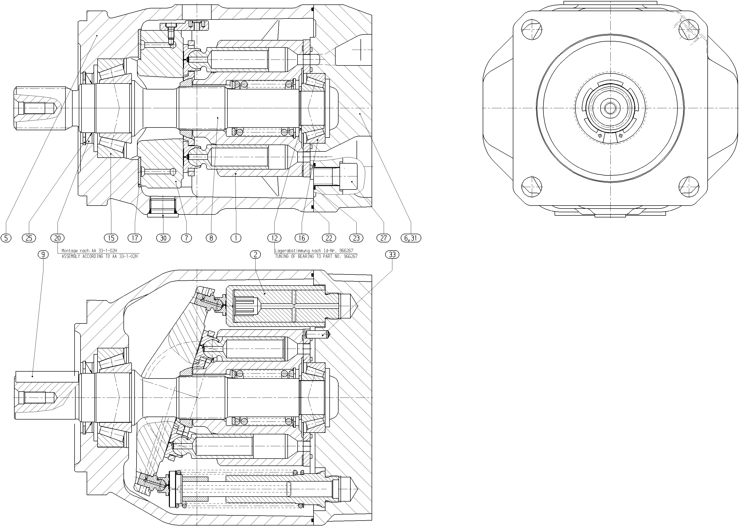 G A10V O140 OV /31L-VSD11N00 LR — Drawing