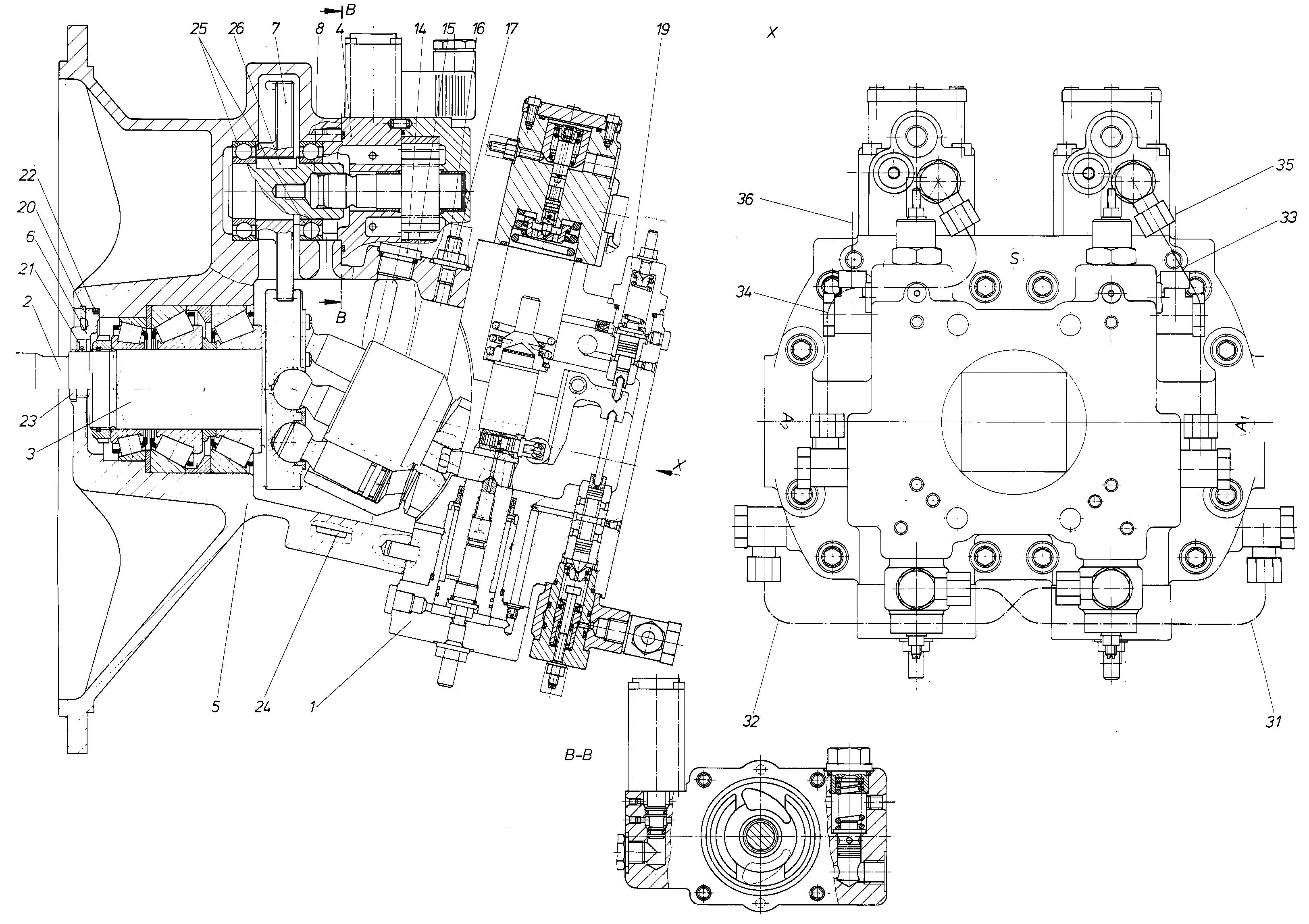 A8VO80LR3CH1/60R1-NZG05F00-S — Drawing