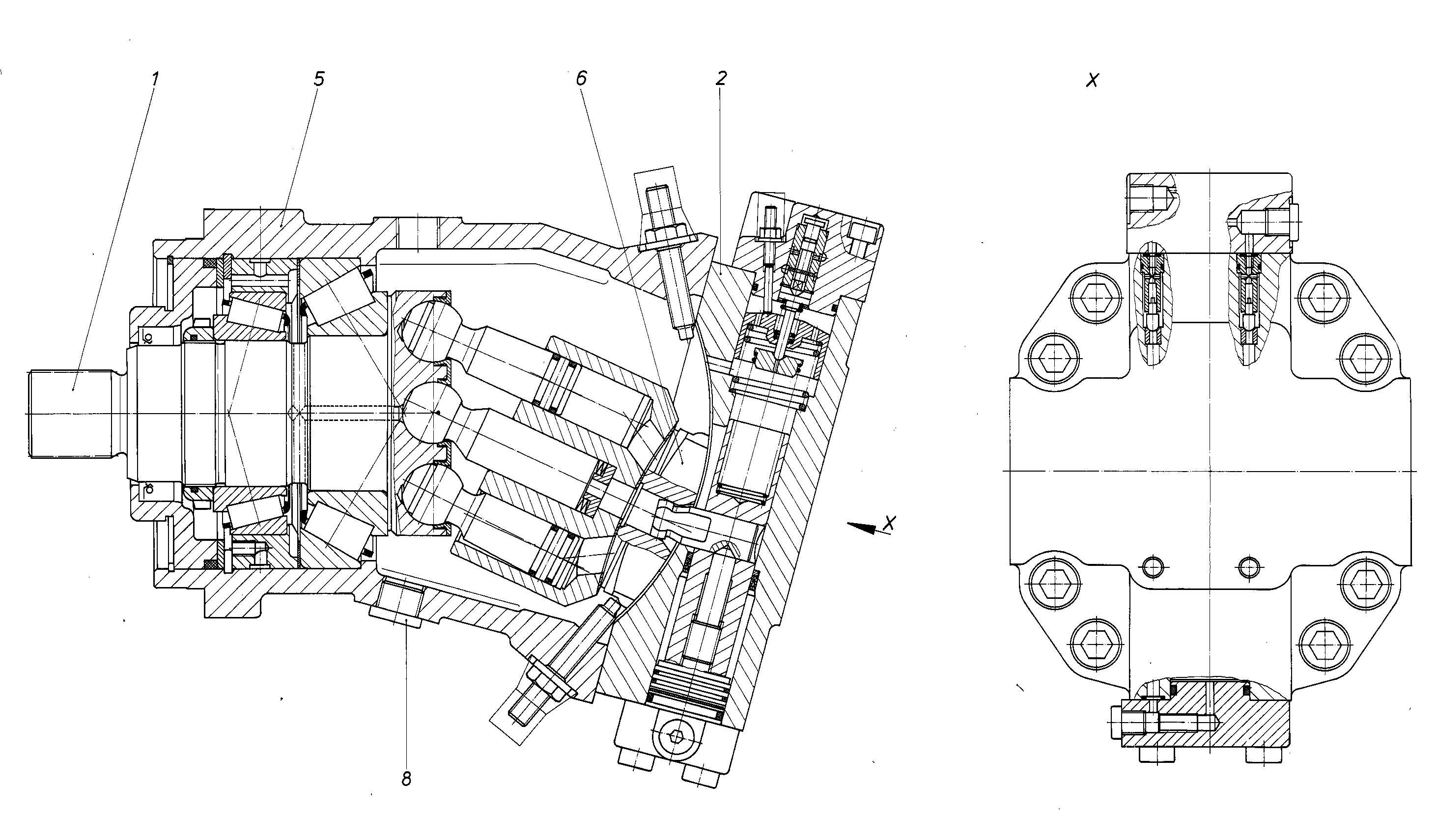 A6VM160HD1/60W-PZB020B-S — Drawing