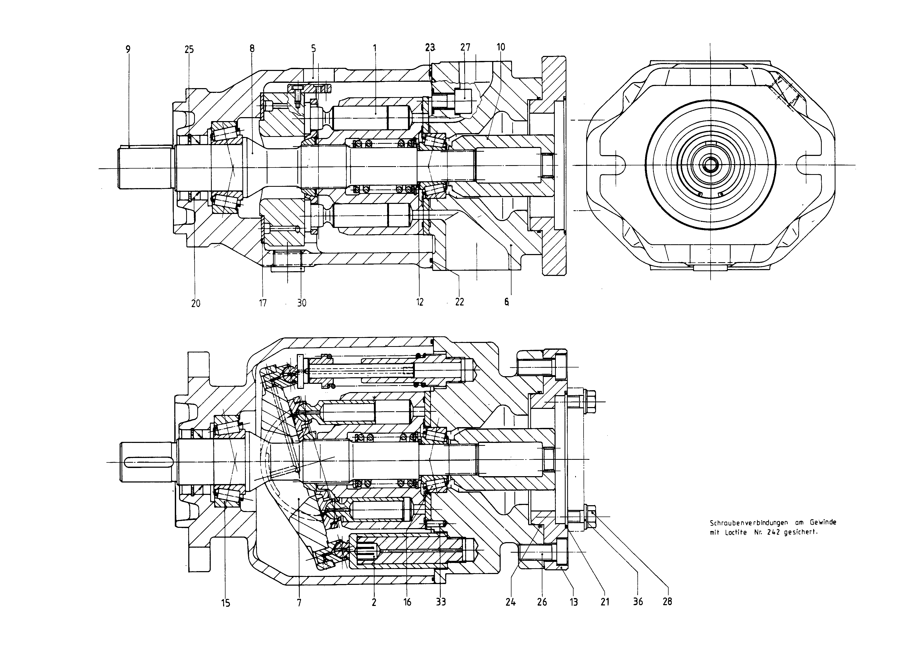 G A10VSO100 OV /31R-PPA12K55 -S0136 — Drawing