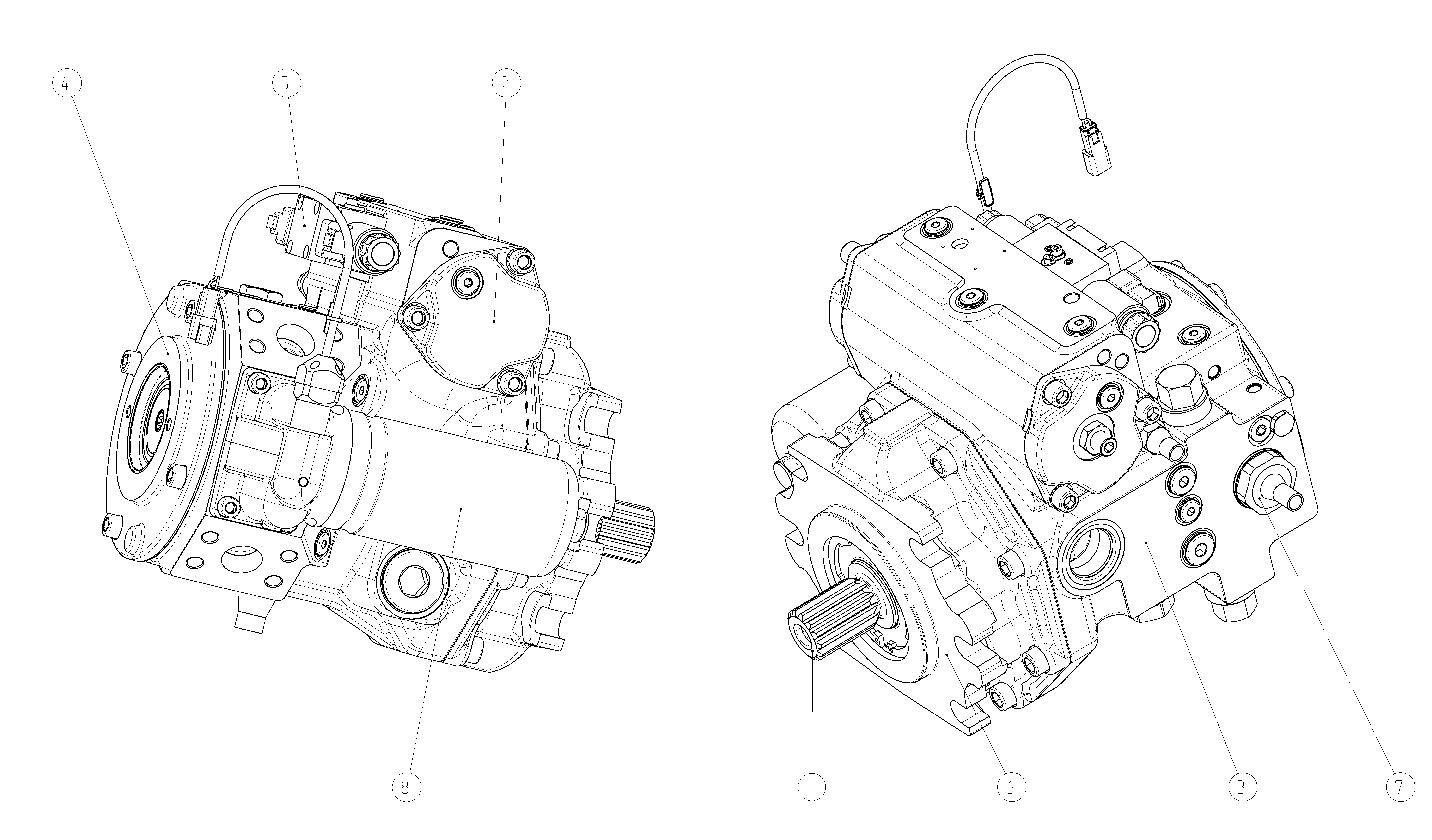A4VG145EP2DP0T1/40MLND6T11FA2S2AB00-0 — Drawing