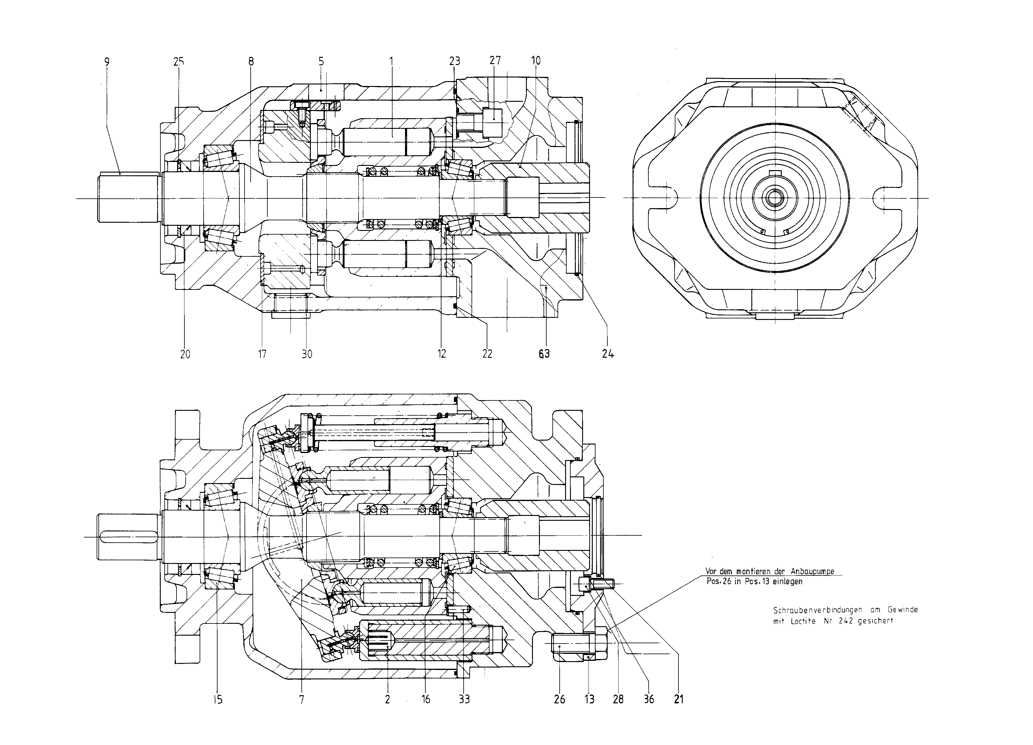 G A10VSO100 DFE /31R-VPA12K57 LR — Drawing