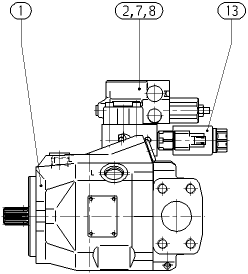 A A10VNO 63 DR /52R-VWC62N00 -S2444 — Drawing