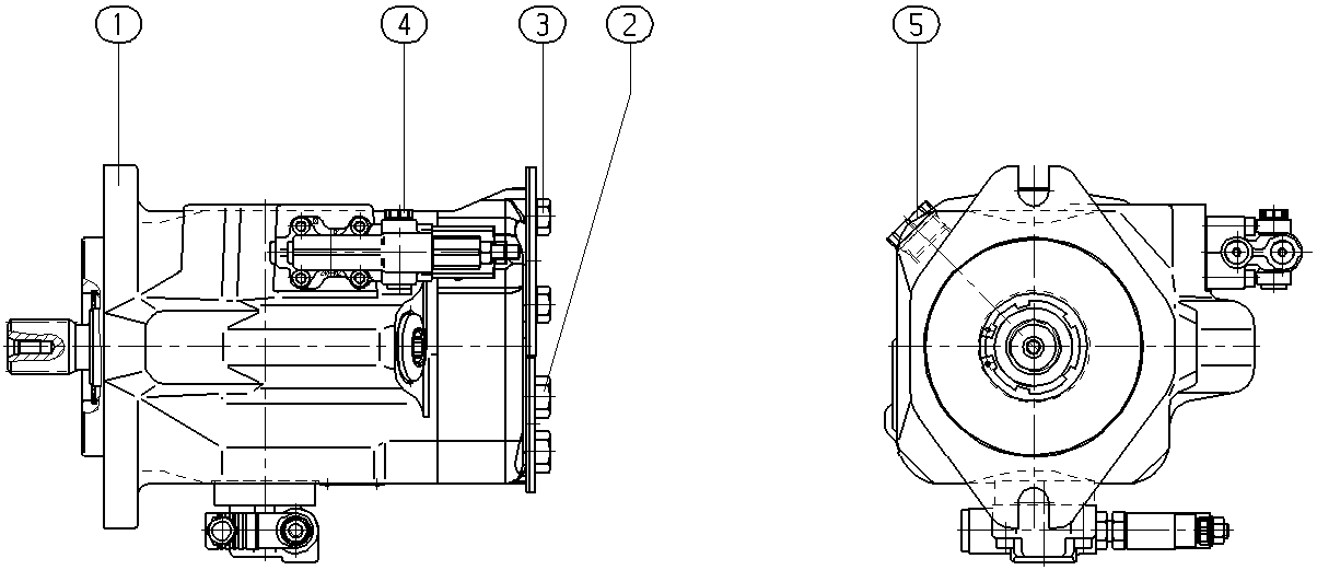 AL A10V O 85 DFR1/52L-VUC11N00 -S2336 — Drawing