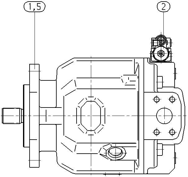 AH A10V O100 DFR1/31L-VUC12N00 -S2402 — Drawing