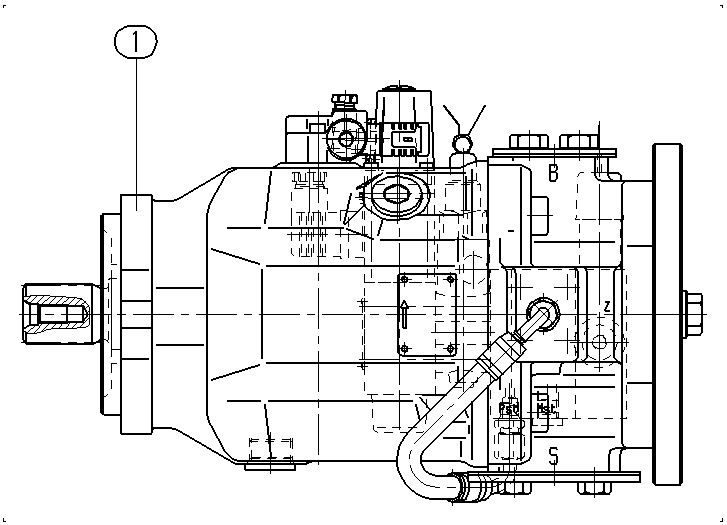 ALA10VO100FE1D/31L-PSC12K24-SO762 — Drawing