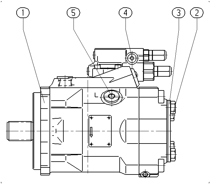 ALA10VO60DFR/52R-PSD61N00 — Drawing