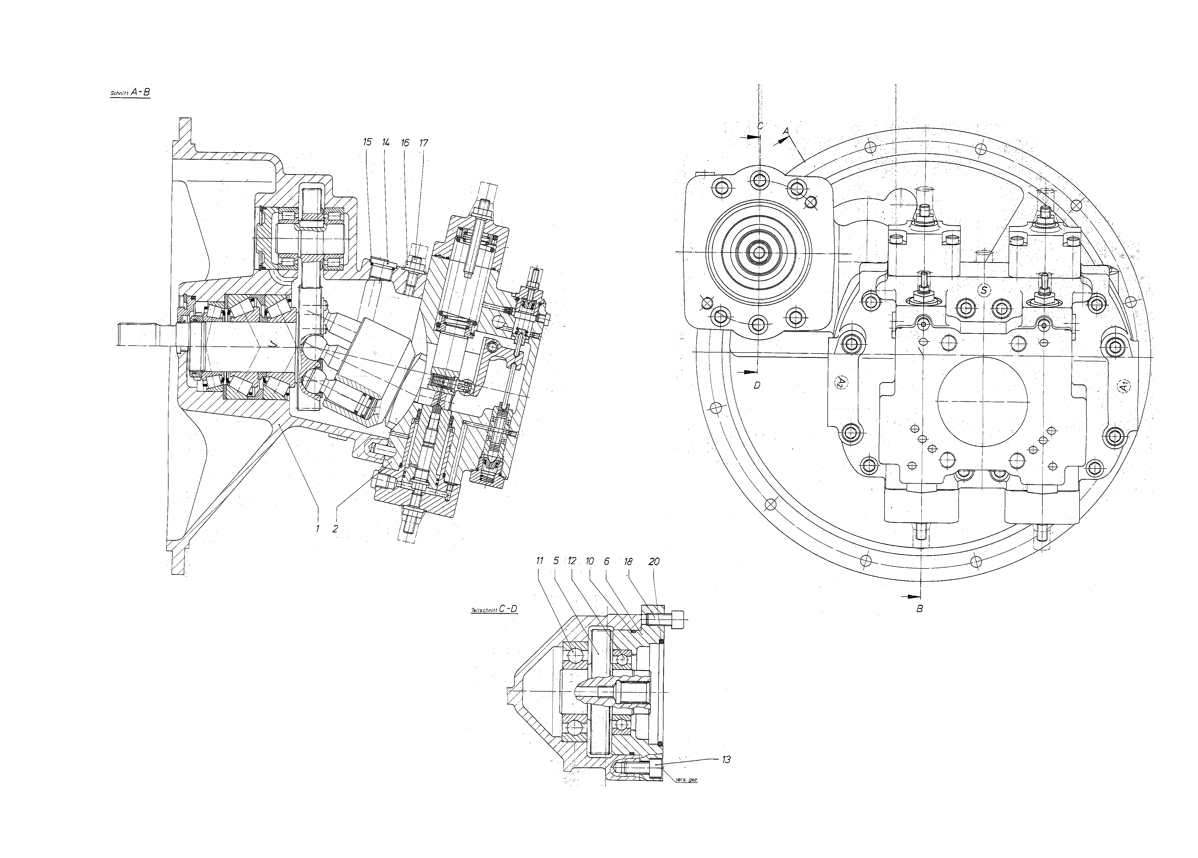 A8VO80LR/60R1-PZG05KO2*SV* — Drawing