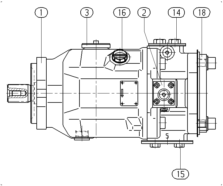 AA10VSO100DFEH/31R-PSC12KC5-SO420 — Drawing
