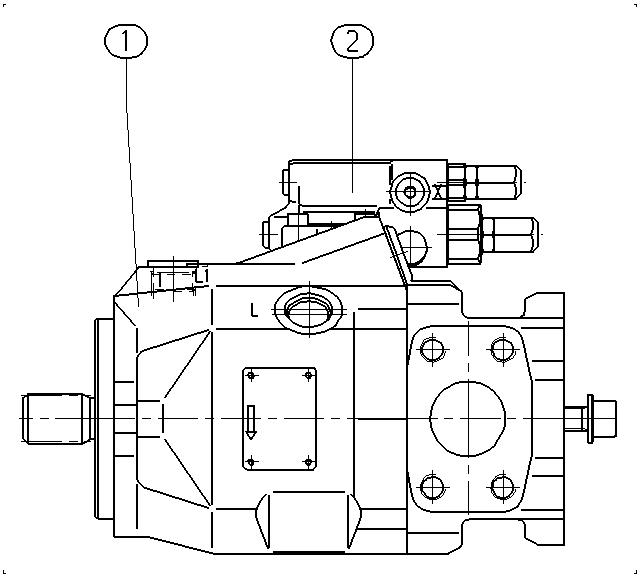 A A10V O 45 DRG /52R-PSC62K68 — Drawing