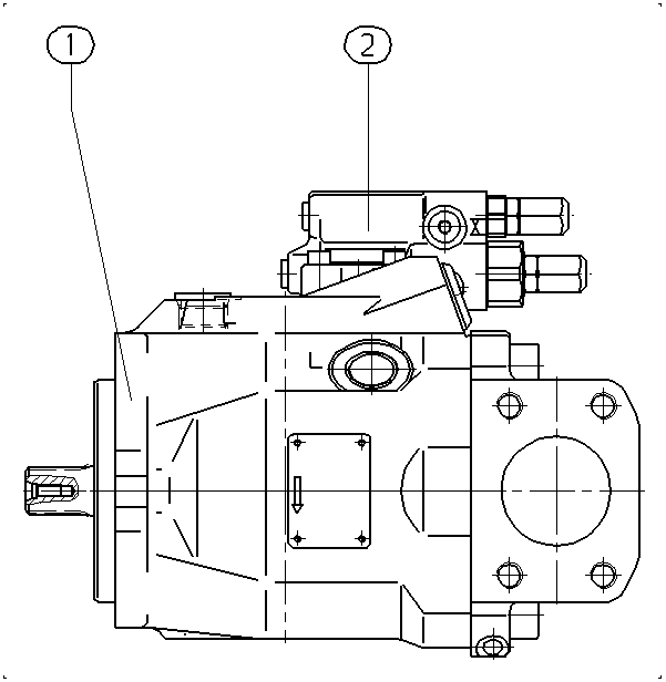 AA10VO60DFR/52R-PQC12N00 — Drawing