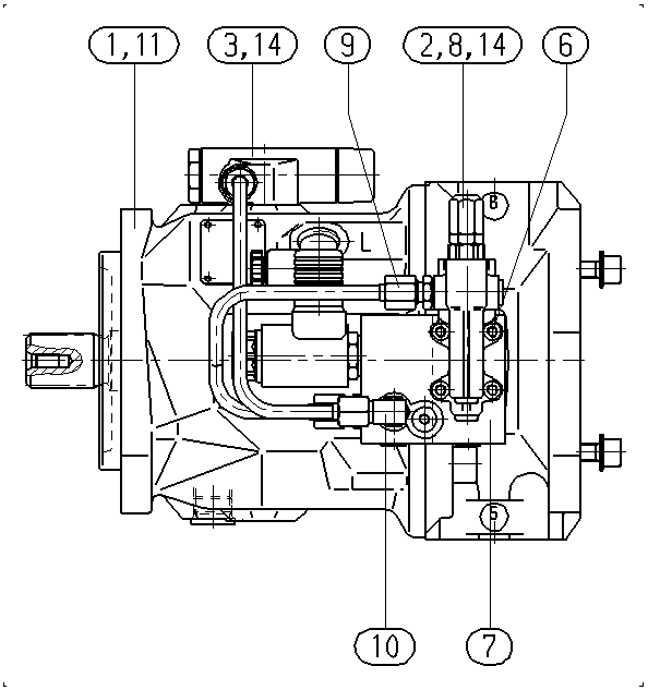 AHA10VO74DFLR/31R-VSC12K01-S1337 — Drawing