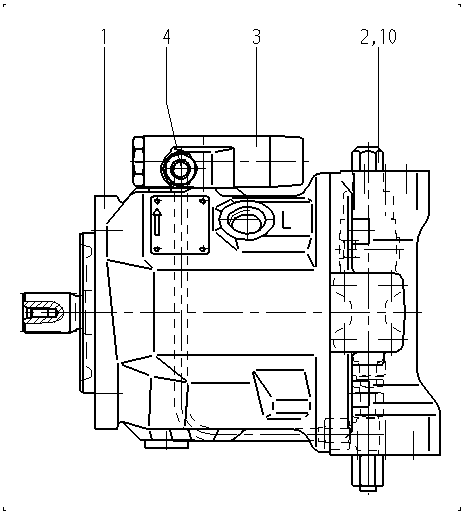 A A10V O 71 FHD /31L-PSC62N00 — Drawing