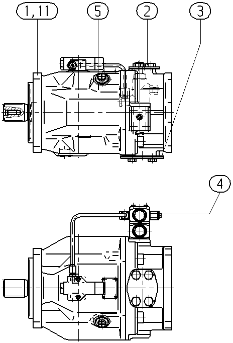 AP A10V O140 DFLR /31L-VSD62K07 — Drawing