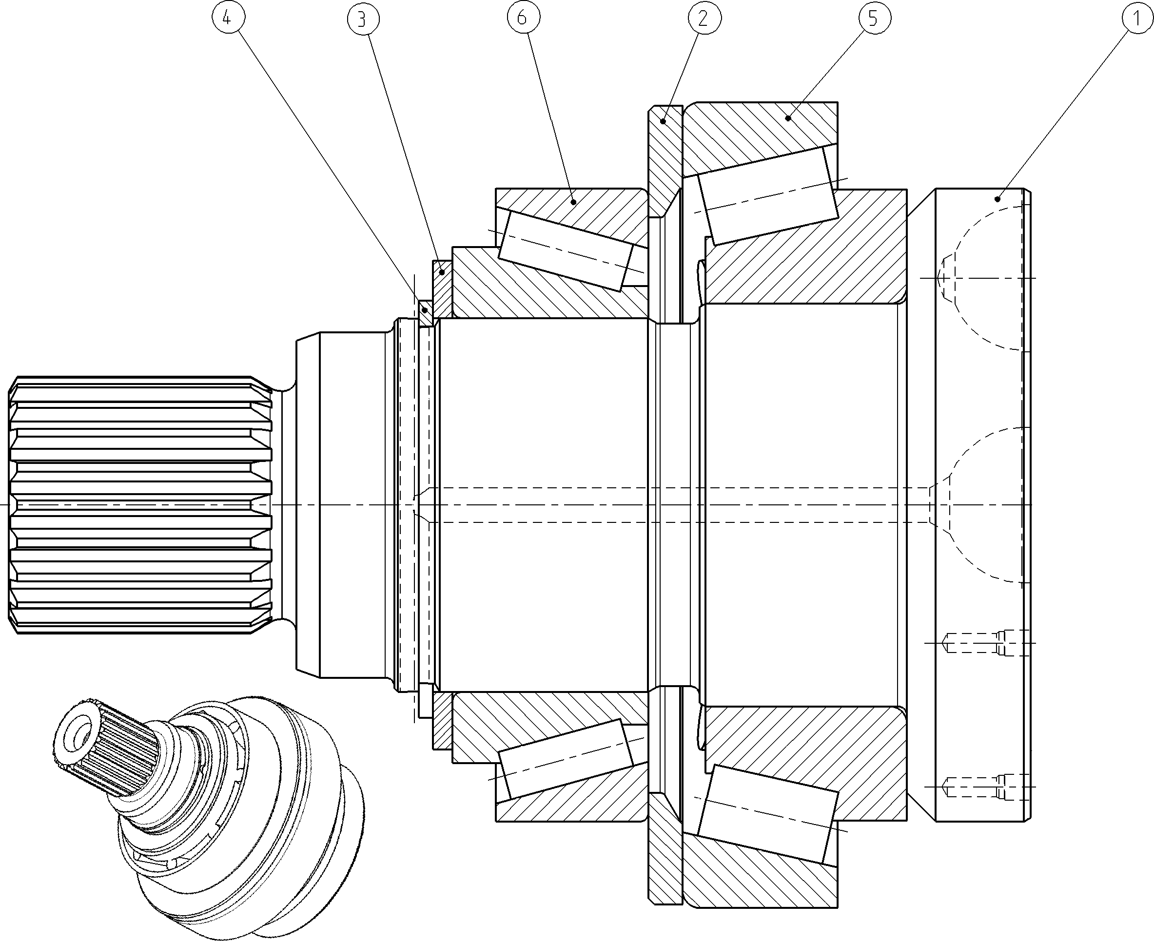 DRIVE SHAFT — Drawing