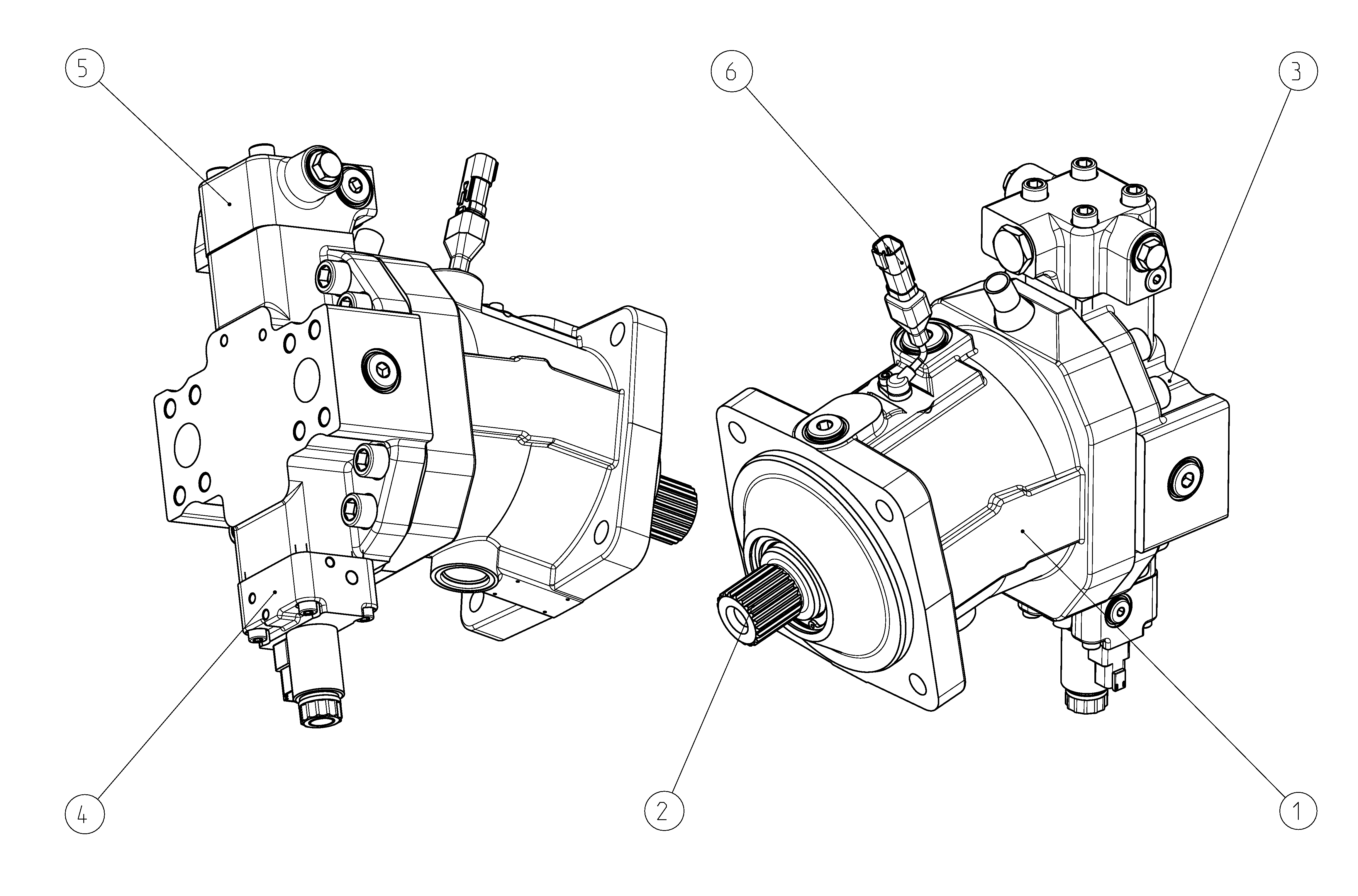 A6VM150EP200P000A/71MWV0R4A11IV-0 — Drawing