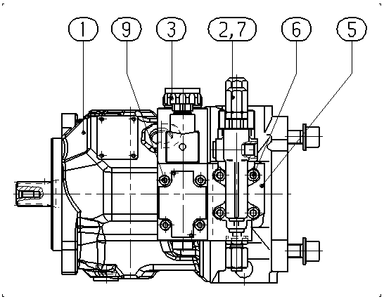A A10V O 28 DFR1/31R-PSC62K02 -S1843 — Drawing