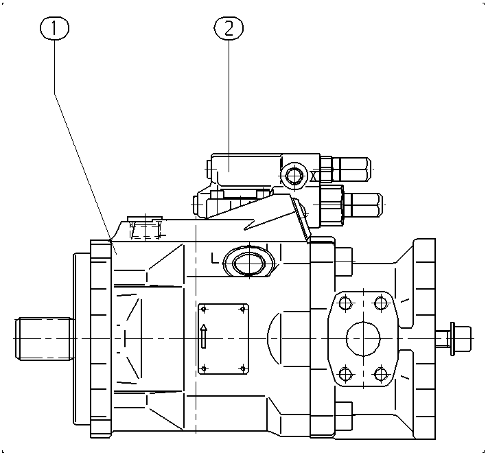 AXIAL-PISTON PUMP — Drawing