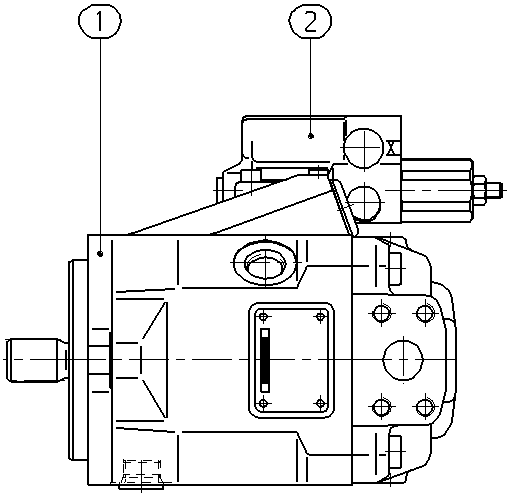 A A10VNO 45 DR /52L-VSC12N00 -S1169 — Drawing