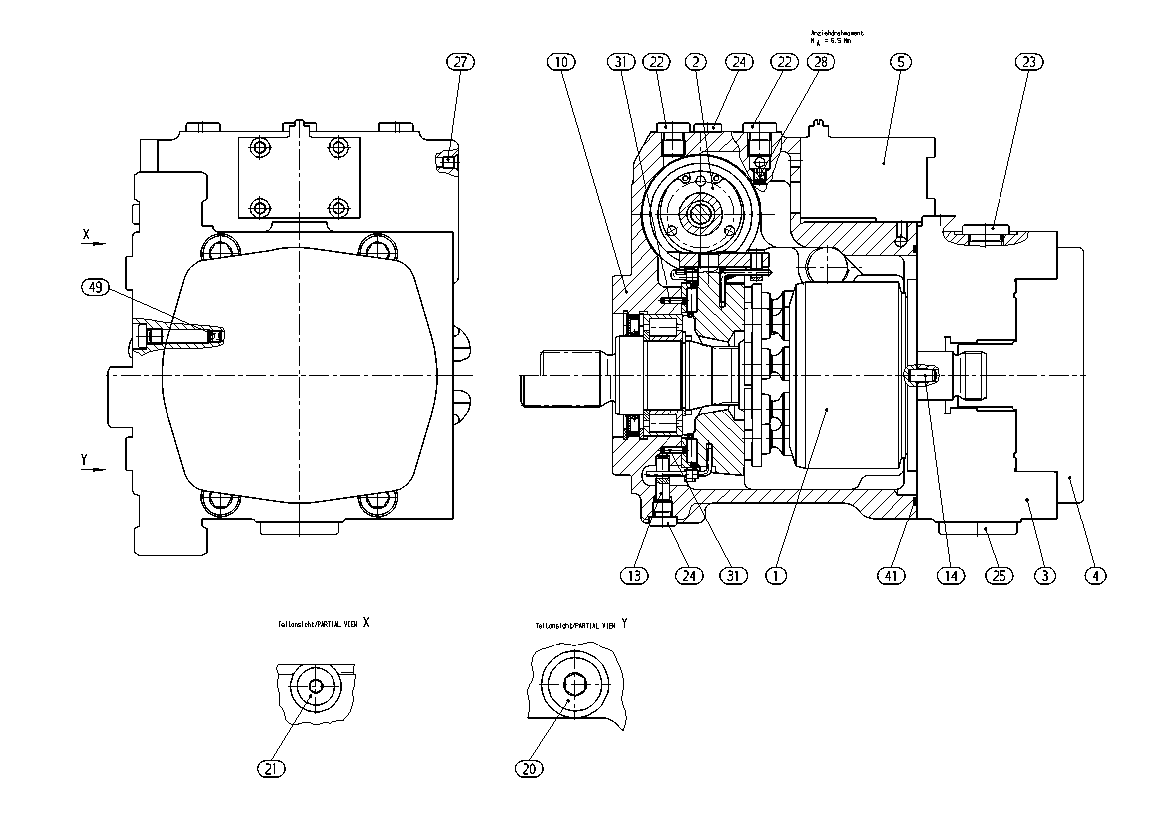 A10VG45HWMT1/10R-NSC10K015E-S — Drawing