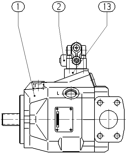 A A10V O 45ED 72/52R-VRC12N00P -S2502 — Drawing