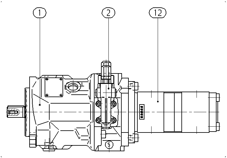 A A10VSO 28 DR /31R-PPA12G55 — Drawing