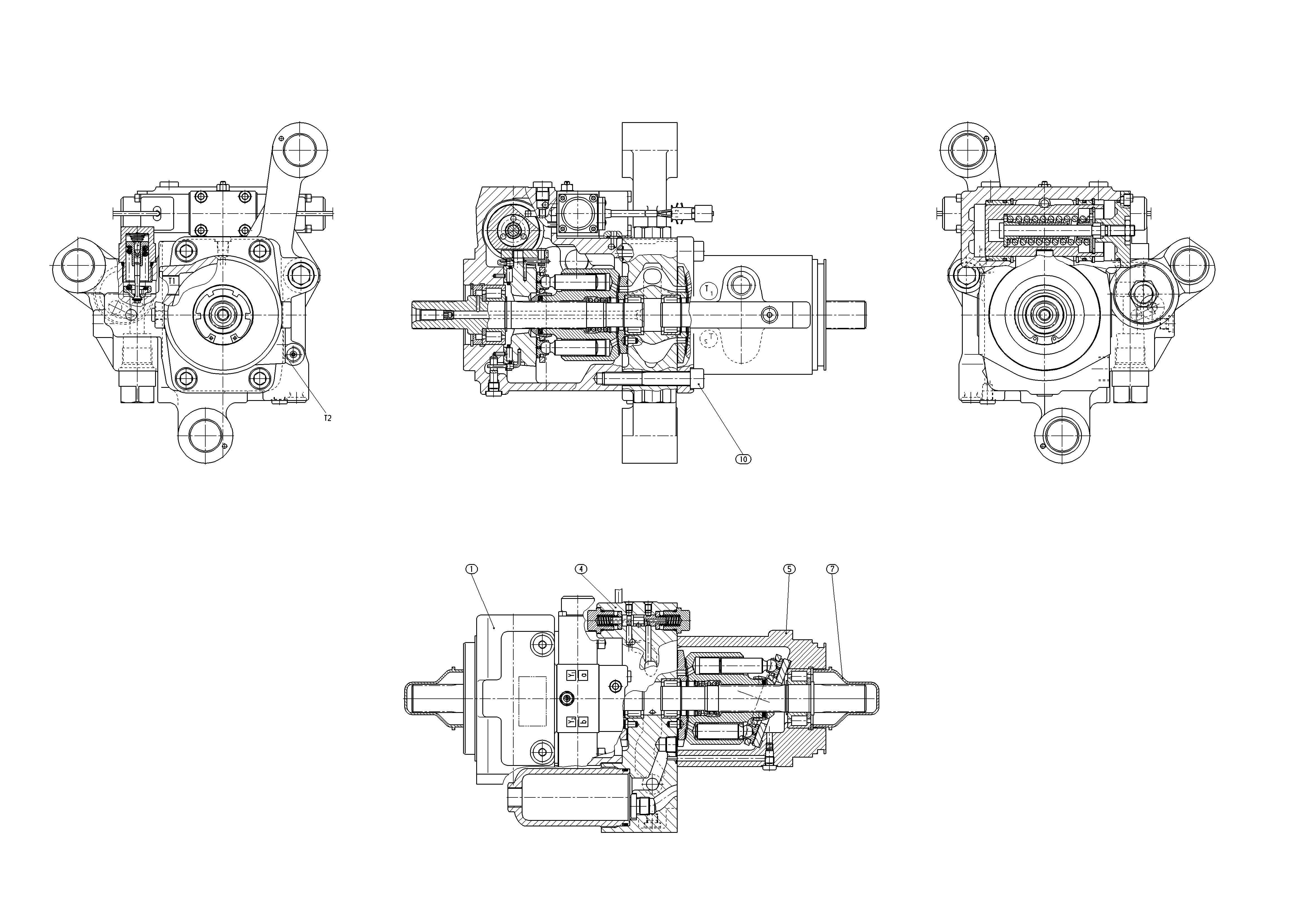 A4VG28EP1/X+A4FM28/X-ECCOM1,5-DFA-W — Drawing