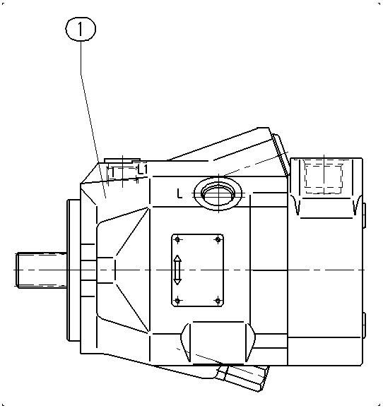 A A10V M 45 DG /52W1-VRC66N000 — Drawing