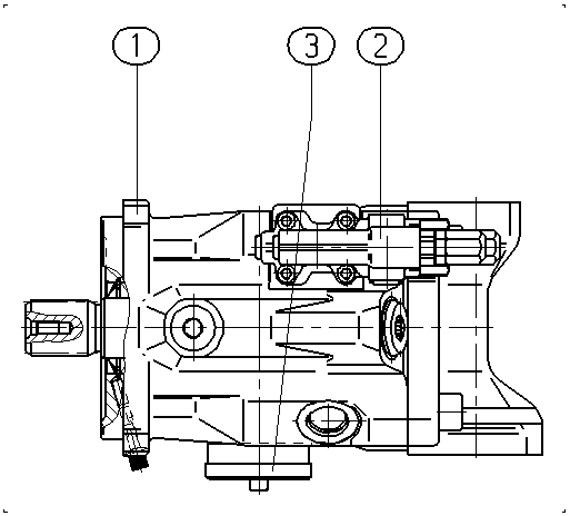 AXIAL-PISTON PUMP — Drawing