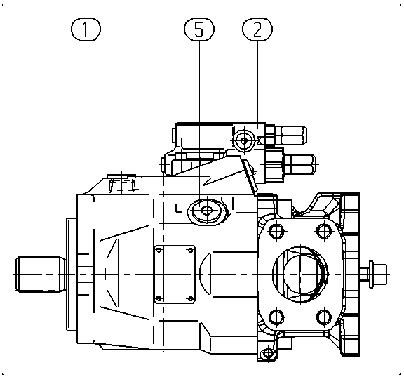 A A10V O 60 DFR1/52R-VWC73K04 -S3030 — Drawing