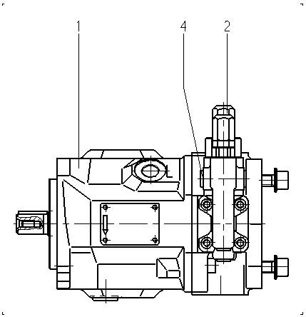 A A10VSO 18 DR /31R-PRA12KB2 -SO 32 — Drawing