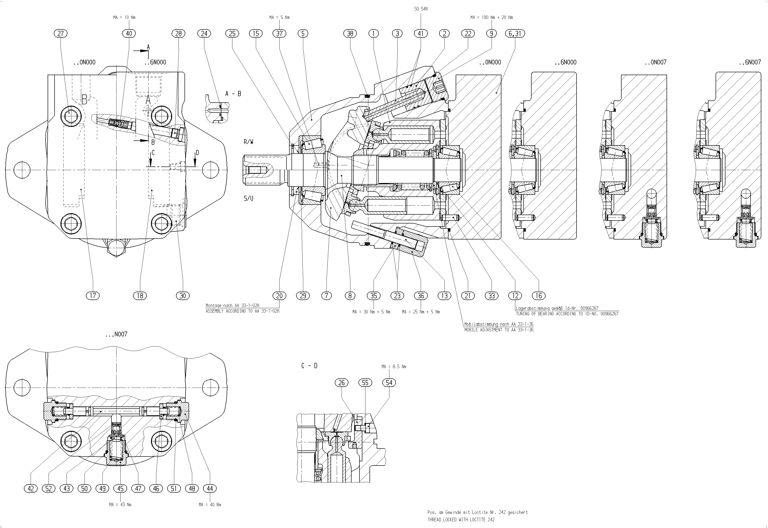 G A10V E 63 OV /52W1-VRF60N007 -S1506 — Drawing