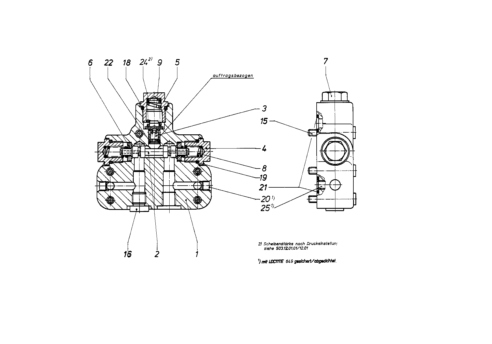 FLUSH/BOOST PRESSURE VALVE — Drawing