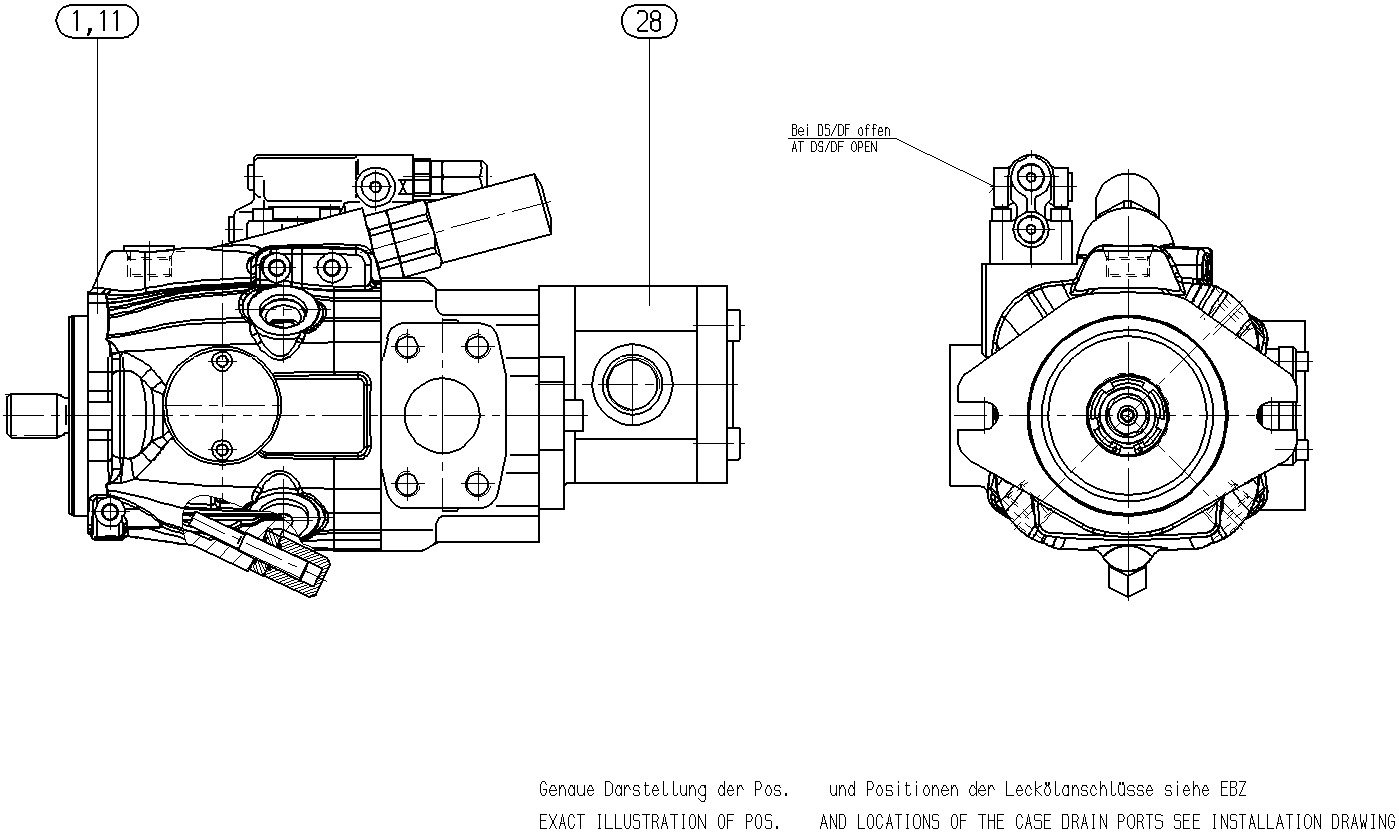 AA10VO45LA9DS/53R-VUC62H00'BASIC' — Drawing