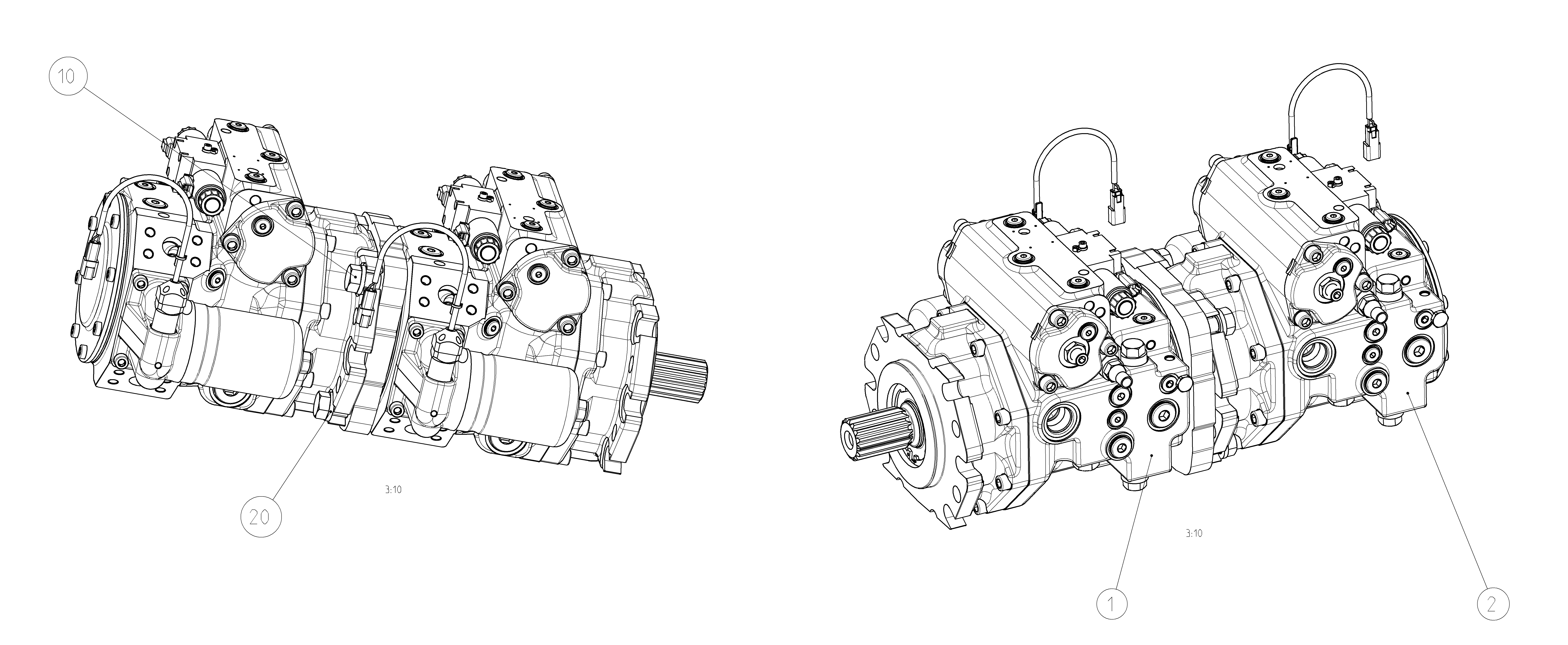 A4VG110EP2/40MR+A4VG110EP2/40MR — Drawing