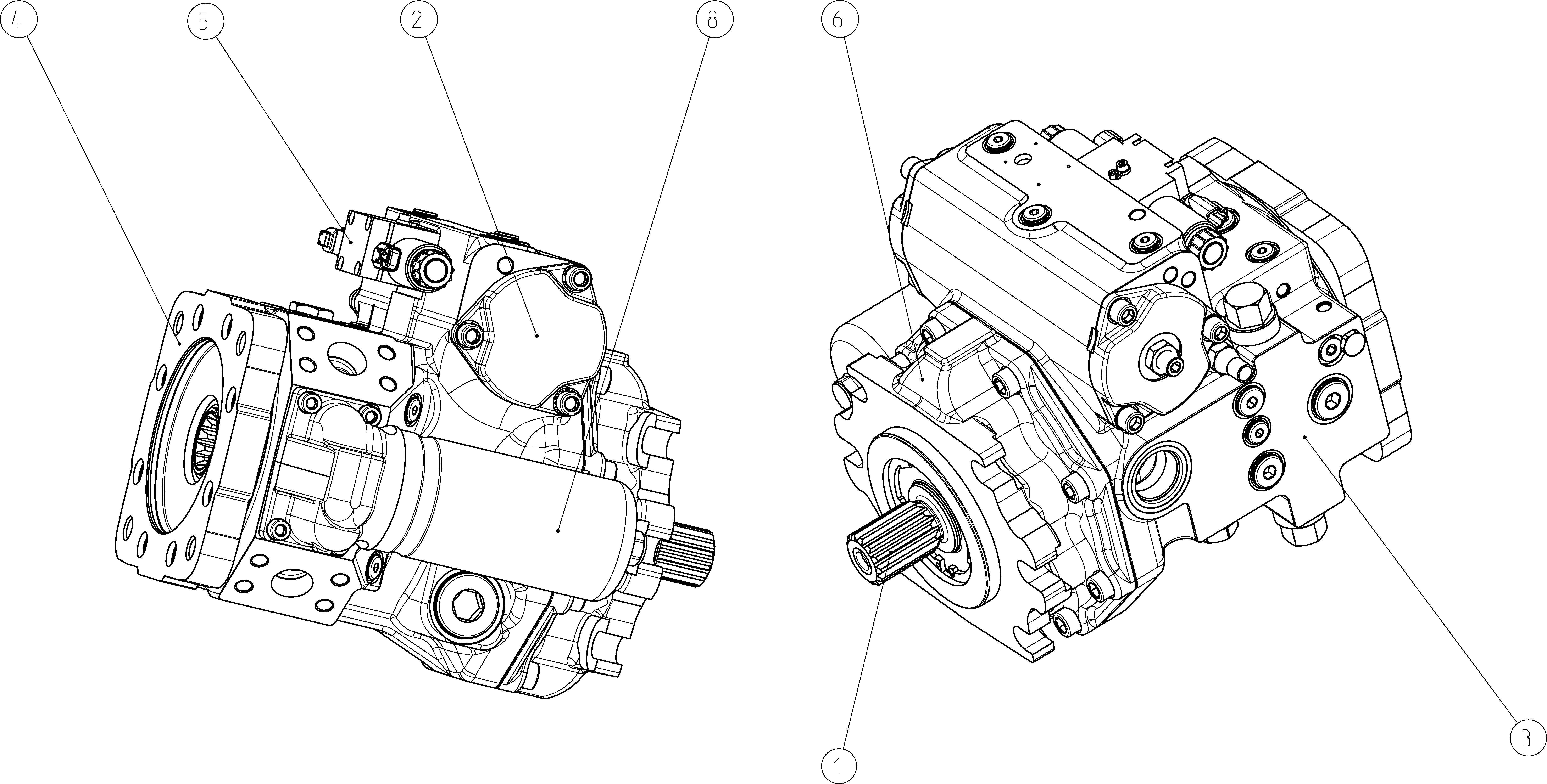 A4VG145EP2DP000/40MLND6T11FD4T1AF00-0 — Drawing
