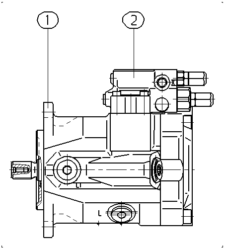 ALA10VO45DFR1/52L-PUC11N00-S1352 — Drawing